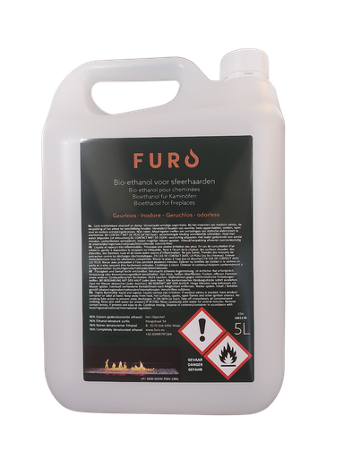 Furo bio-ethanol 5L - Neutraal